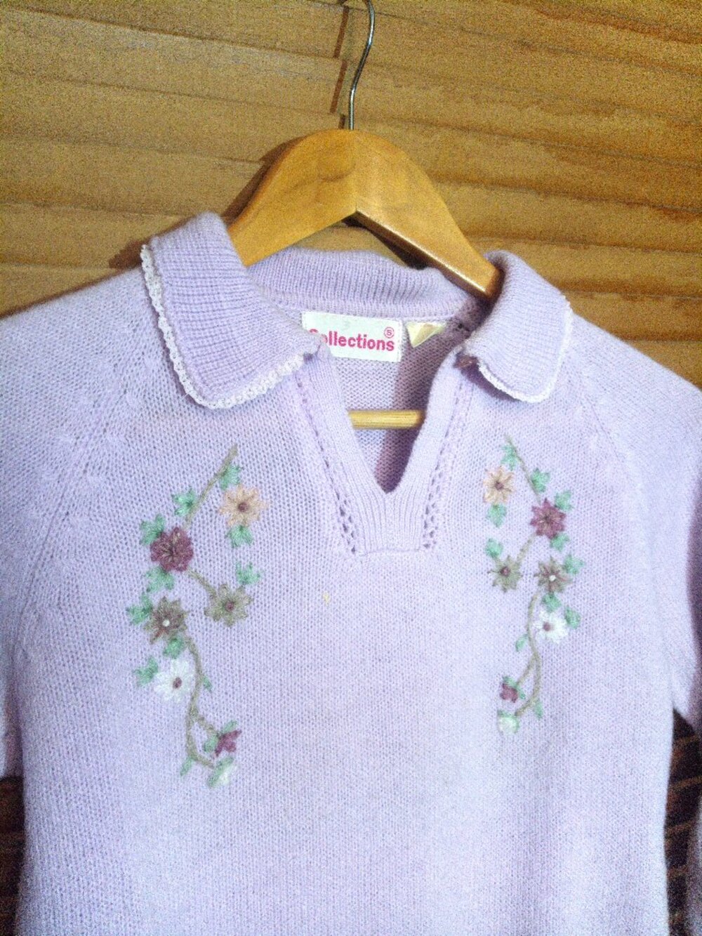 Vintage embroidered sweater